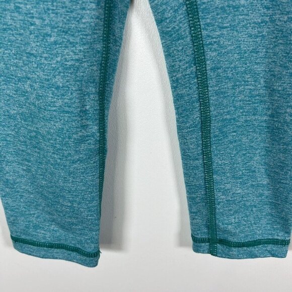 Ivivva By Lululemon Girls‎ Cropped Legging size 6 Teal Athletic - Picture 4 of 7